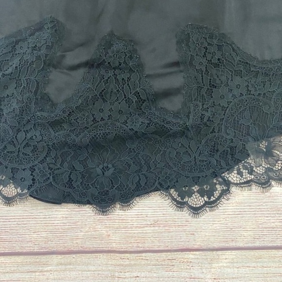 Sexy Black Victoria Secret Black Lace Chemise - Picture 2 of 10